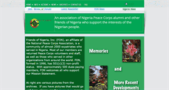 Desktop Screenshot of friendsofnigeria.org
