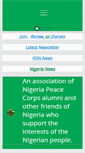 Mobile Screenshot of friendsofnigeria.org